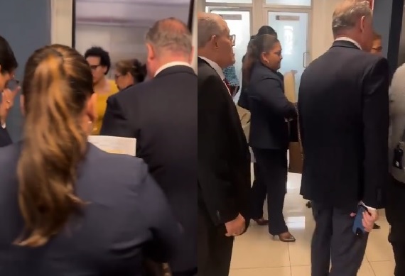 El Contralor Anel "Bolo" flores llegó a la Fiscalía Anticorrupción. 