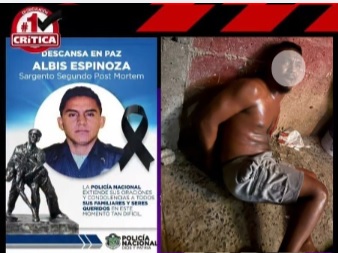 Desde un balcón soltaron bala que mató a policía y capturan a alias 