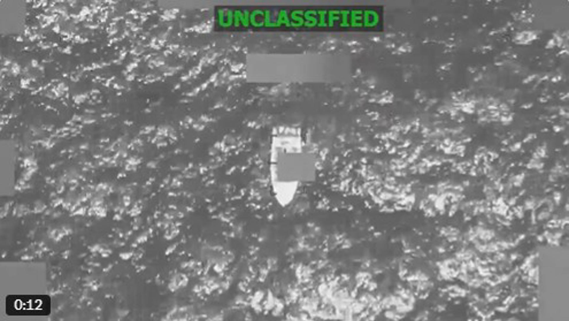 Captura de video tomada de la cuenta en X @Southcom del Comando Sur de Estados Unidos. /Foto: EFE