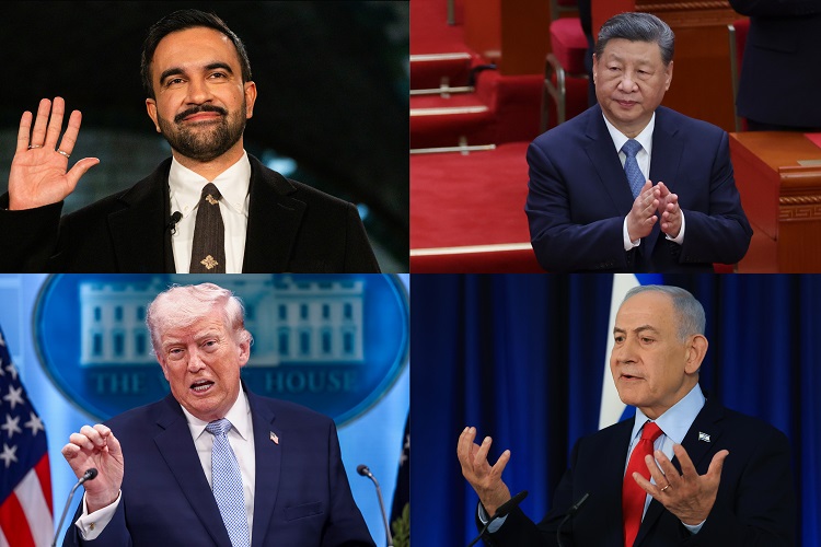 Donald Trump; su homólogo chino, Xi Jinping; el primer ministro israelí, Benjamín Netanyahu, el papa León XIV y el alcalde de Nueva York, Zohran Mamdani, forman parte de la lista de las 100 personas más influyentes de 2026 de la revista Time. Foto. EFE