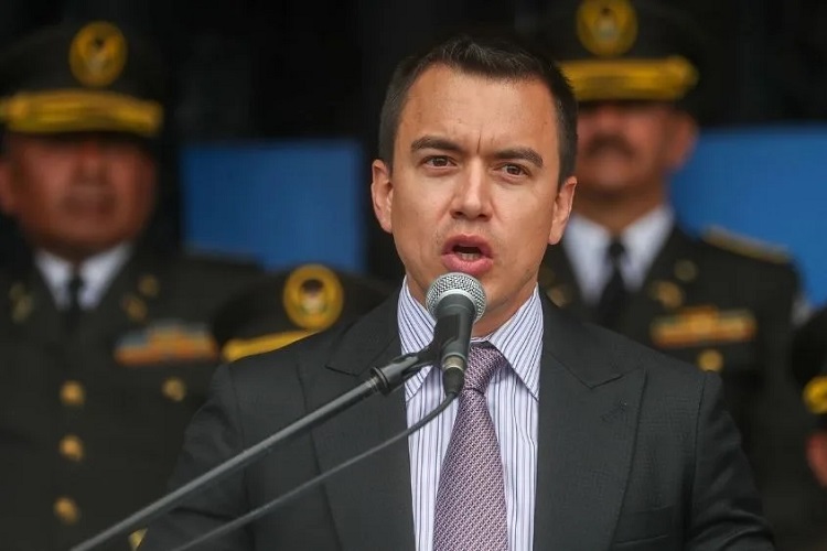 El presidente Gustavo Petro anunció que demandará al mandatario ecuatoriano Daniel Noboa, por vincularlo con el narcotraficante "Fito". Foto. EFE 