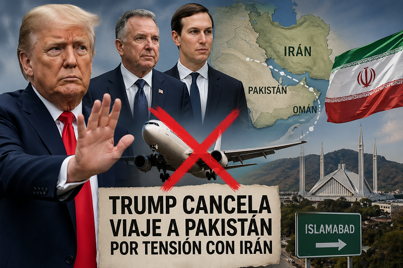 El presidente Donald Trump suspendió el envío de negociadores. 