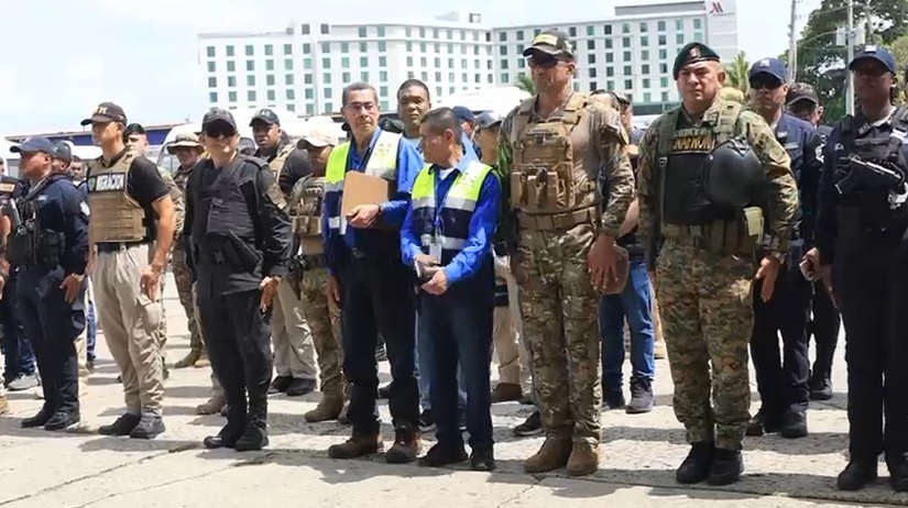 Estuvieron en campo unidades de seguridad como el Servicio Nacional Aeronaval, la Policía Nacional, el Servicio Nacional de Fronteras, el Servicio Nacional de Migración y el Servicio de Protección Institucional.