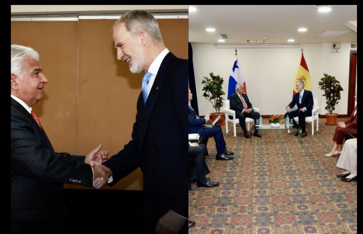 #NacionalCri Mulino se reúne con el rey Felipe VI en Costa Rica