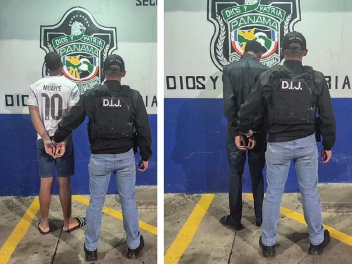 #SucesosCri Vinculados con este caso, la policía aprehendió a dos s0spech0s0s en el sector de Altos de Los Lagos.