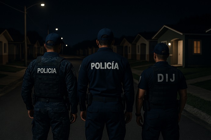 Ls uniformados realizaban una ronda de rutina cuando fueron atacados a tiros por un teniente.  /  Imagen ilustrativa: IA Copilot 