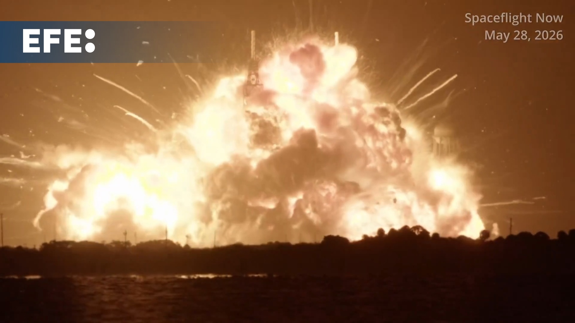 #MundoCri Explota un cohete de Blue Origin en Florida durante una prueba