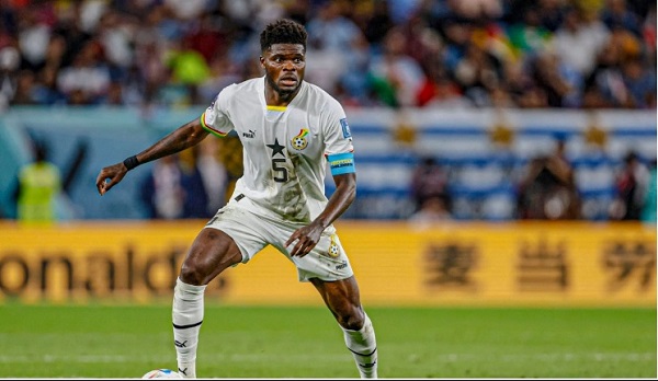 Thomas Partey, volante de Ghana, que juega en el Villarreal de España. Foto: EFE