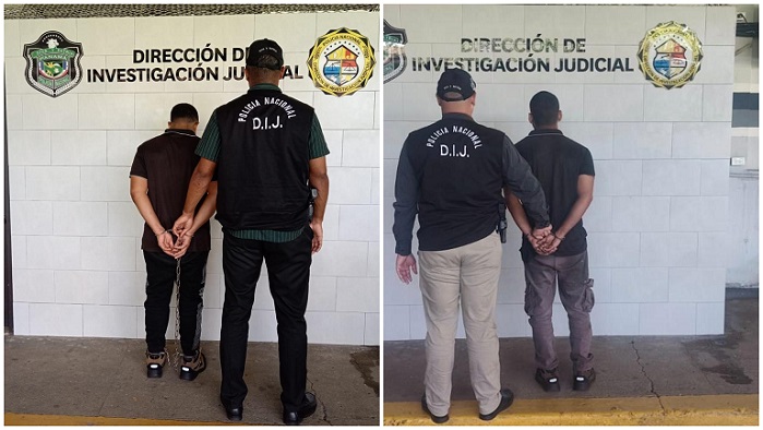 Estos dos últimos sospechosos fueron aprehendidos el pasado lunes.  /  Foto: PN