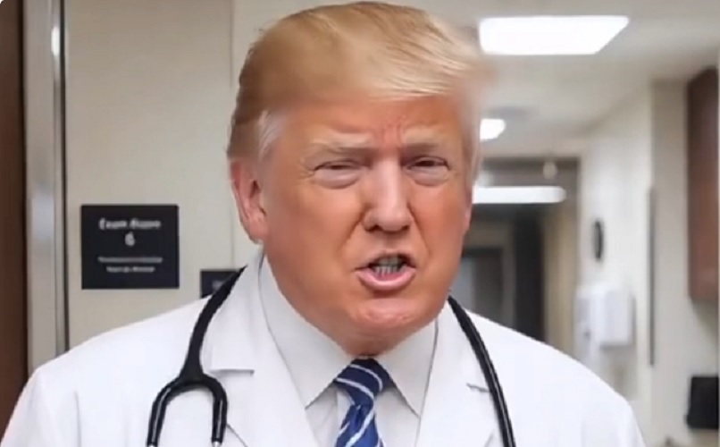 Viral! El video de IA de Trump que "cura" el delirio de los famosos