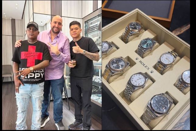 Yemil se pone fino con relojes caros; en redes se habla de su primer show 