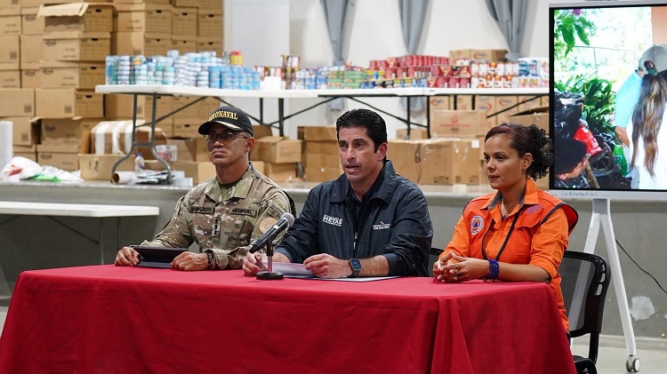 José Ramón Icaza Clement (c), secretario de Metas y Ministro para Asuntos del Canal de Panamá.