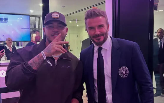 El Boza se pasea por el Nu Stadium del Inter Miami y chotea a Beckham 