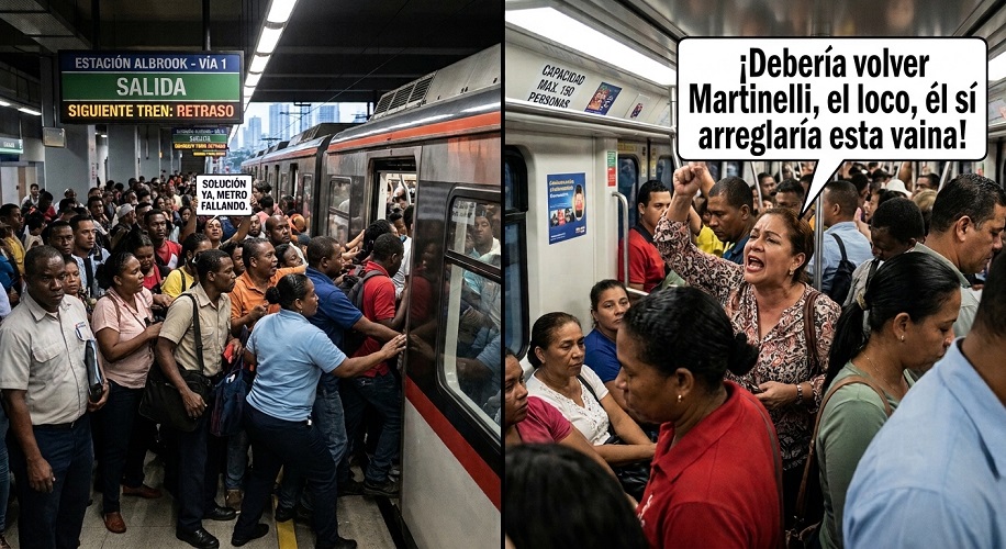 ¡Calvario del Metro! Entre daños, empujones y el sueño que vuelva El Loco 