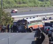 Accidente del bus de la ruta expreso La Chorrera- Panamá.