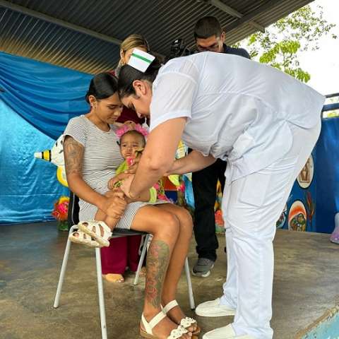 La jornada se concentrarán en la vacunación de 8 mil 051 personas residentes en Puerto Caimito.