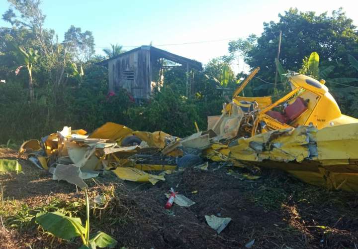 Dos aeronaves chocan en Bocas. Hay un herido 