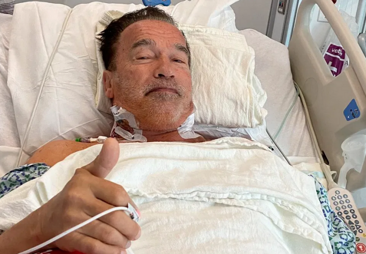 Arnold Schwarzenegger es operado por tercera vez del corazón