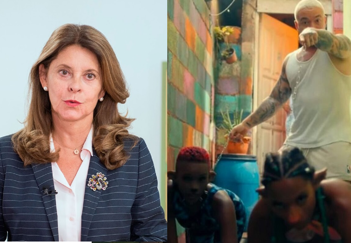 J Balvin promueve el maltrato a la mujer, afirma vicepresidenta colombiana