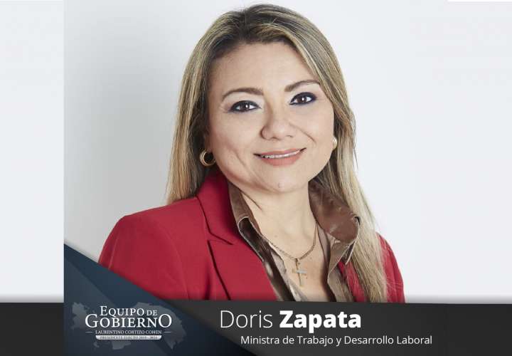 Doris Zapata, Ministra de Trabajo y Desarrollo Laboral.