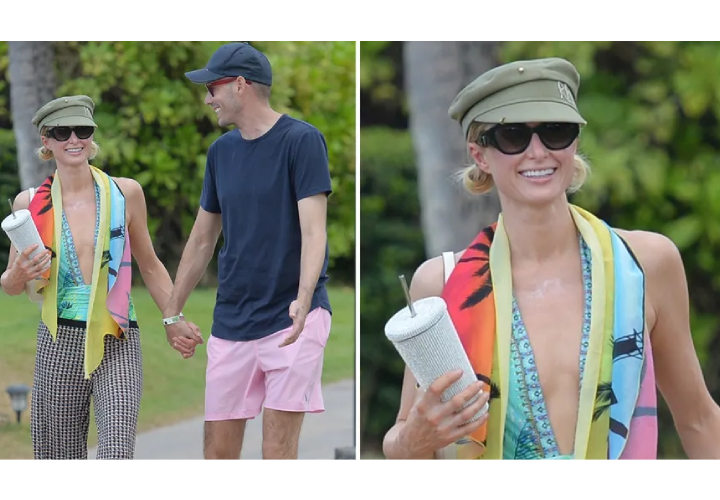 ¡Insensible! Paris Hilton es criticada por ir a Hawáii de paseo
