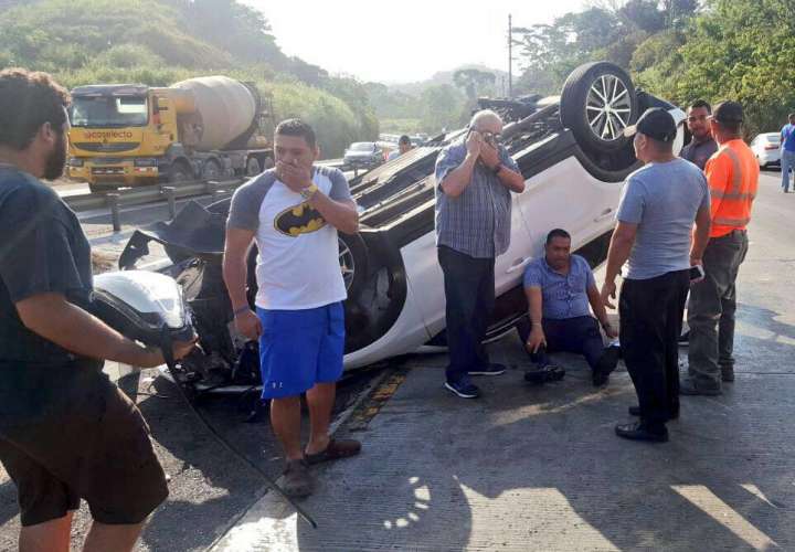 "Repre" de San Miguelito resulta herido en accidente