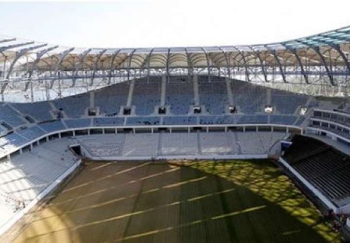 El estadio de Volgogrado, que acogerá cuatro partidos de la primera fase del Mundial de Rusia.