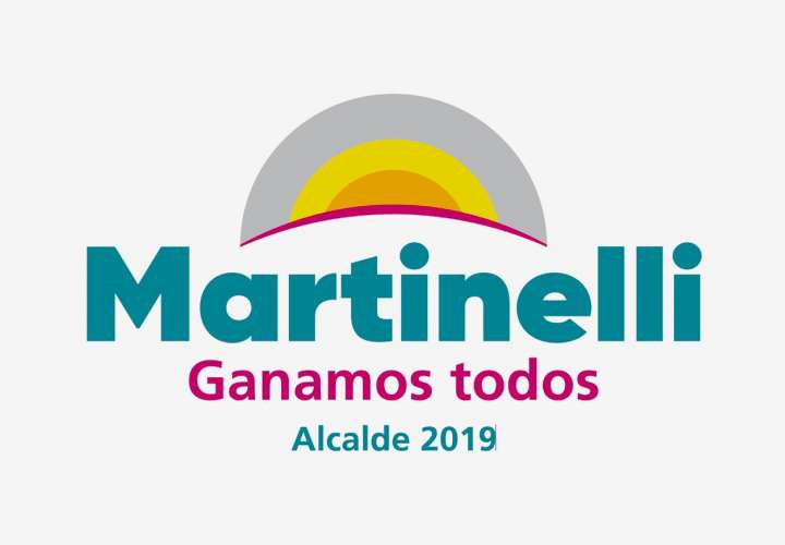 Definen logo y slogan de campaña de Martinelli