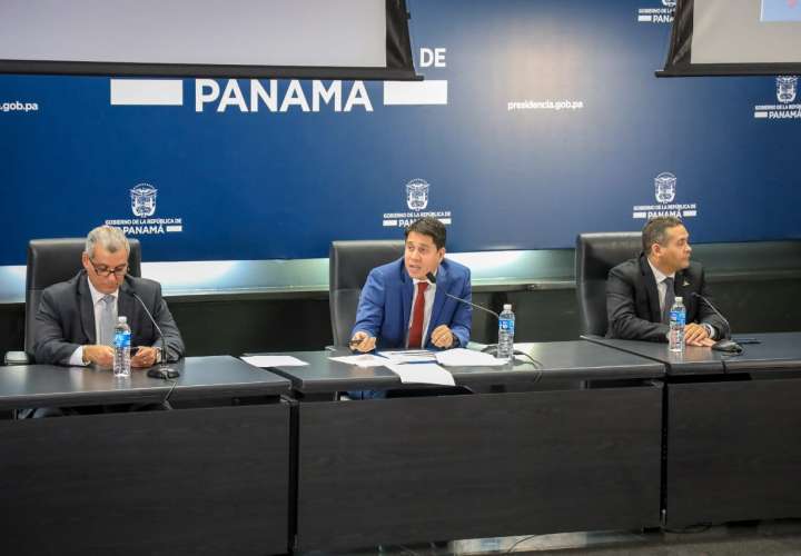 Mario Pérez durante la conferencia de prensa sobre su rendimiento de cuentas de Pandeportes. Foto: Pandeportes