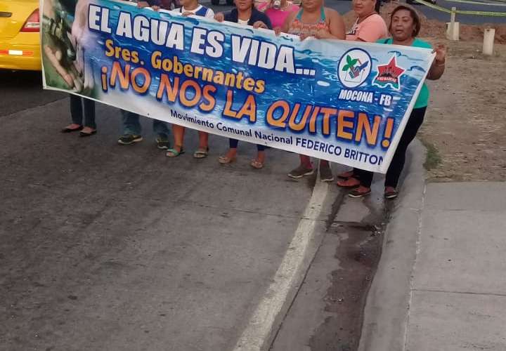 Salen a protestar por el derecho al agua