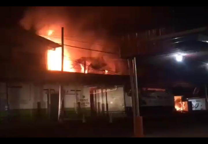 Incendio consume local comercial en Tolé (Video)