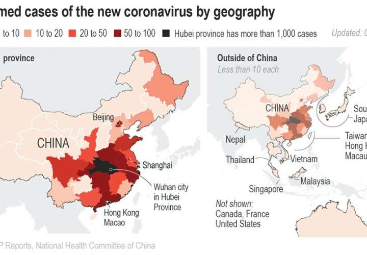 Aumenta número de muertos por coronavirus en China, mientras avanzan hospitales