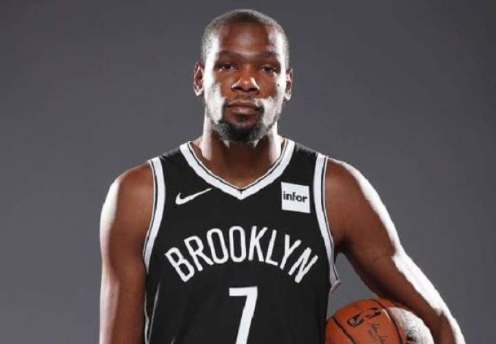 El alero estrella de los Nets de Brooklyn, Kevin Durant.