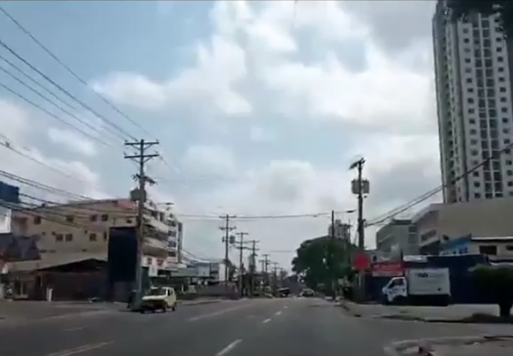 Calles casi desiertas en Panamá este Viernes Santo (Videos)