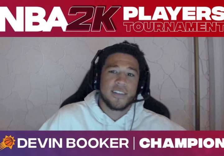 Devin Booker, de los Suns de Phoenix, gana torneo virtual de la NBA