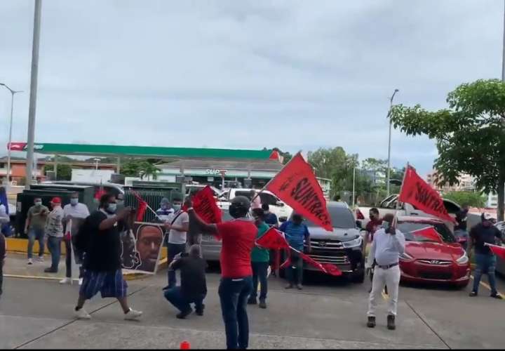 Suntracs sale a protestar y rechazan intenciones de modificar Código de Trabajo