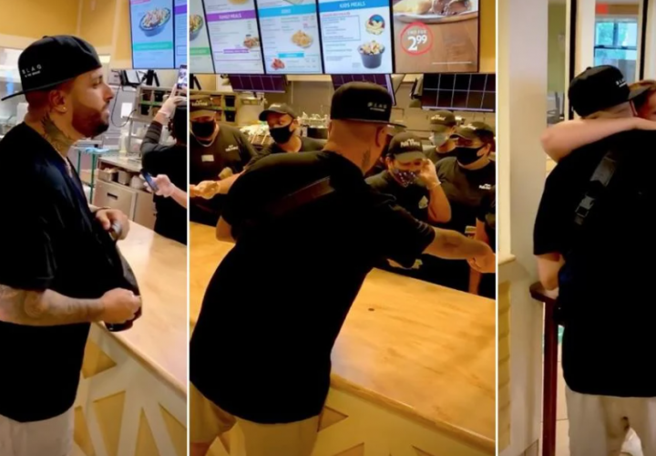 Nicky Jam entra a un local de comida rápida y regala 40 mil dólares