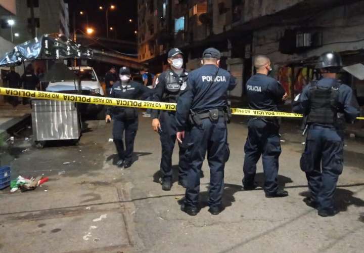 Tras el hecho, más de una decena de policías se trasladaron a la escena del crimen. Video/Fiti: Alexander Santamaría 
