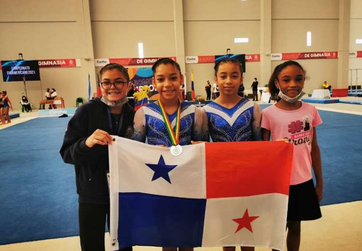 Las gimnastas panameñas Susan Madera y Alyiah Lide se alzaron con las medallas de oro y plata en el Campeonato Sudamericano de Gimnasia Artística de Grupo de Edades 2021