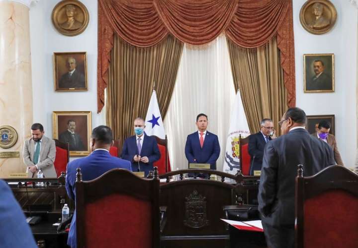 Reunión del Concejo Municipal de Panamá.