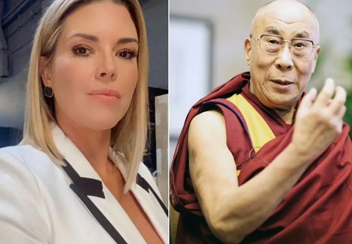 Alicia Machado llama “viejo inmundo” a Dalái Lama por beso a niño