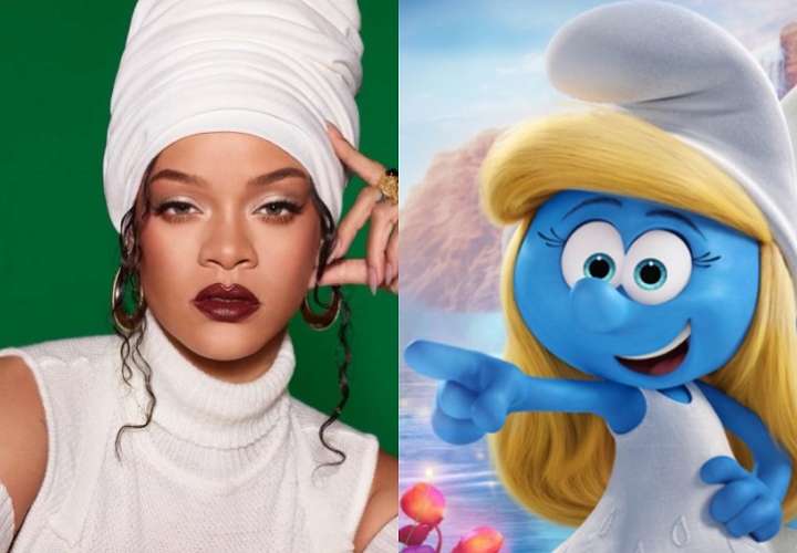 Rihanna será Pitufina en la nueva película "The Smurf Movie"