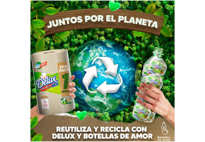 Delux y Fundación Botellas de Amor impulsan acciones de reciclaje