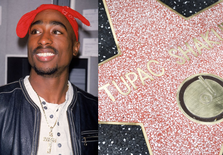 Hollywood pone estrella de Tupac Shakur tras 27 años de su muerte