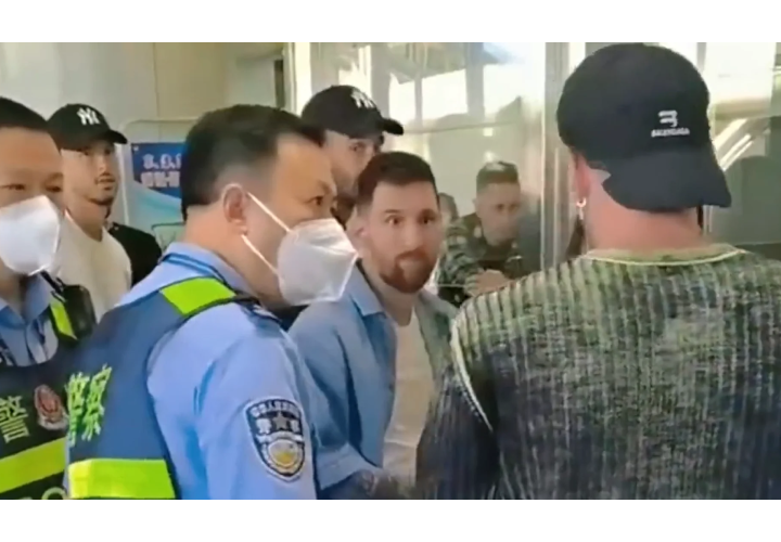 Detienen a Messi en China por intentar ingresar de manera irregular