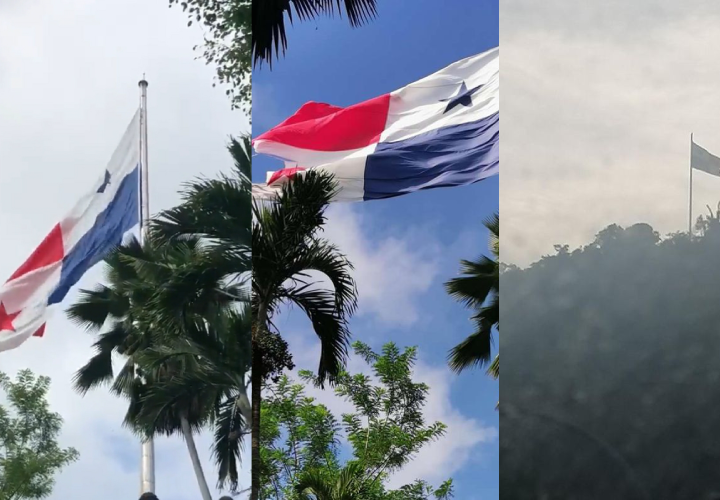 MEF aclara que el mal tiempo impidió cambiar bandera del Cerro Ancón