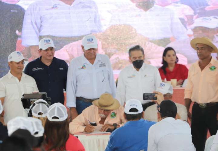 Cortizo impulsa agricultura en Veraguas