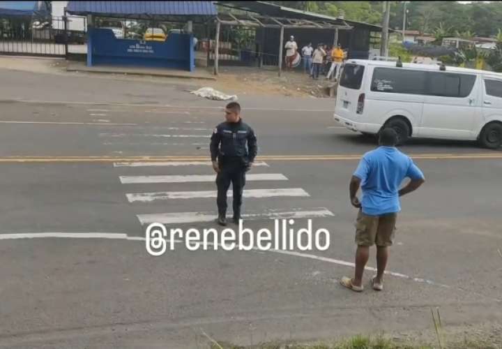 Reporte periódico para conductor tras atropello fatal en Colón 