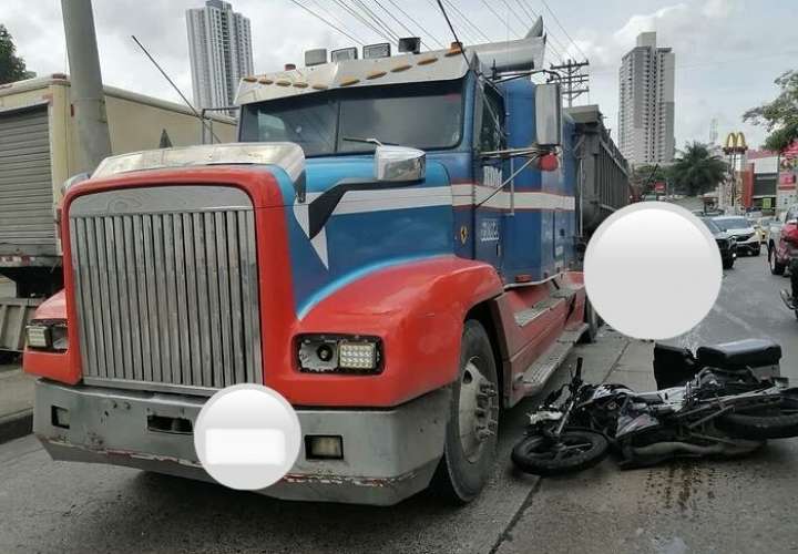 Escena del fatal accidente de tránsito. (Foto: Tráfico Panamá)