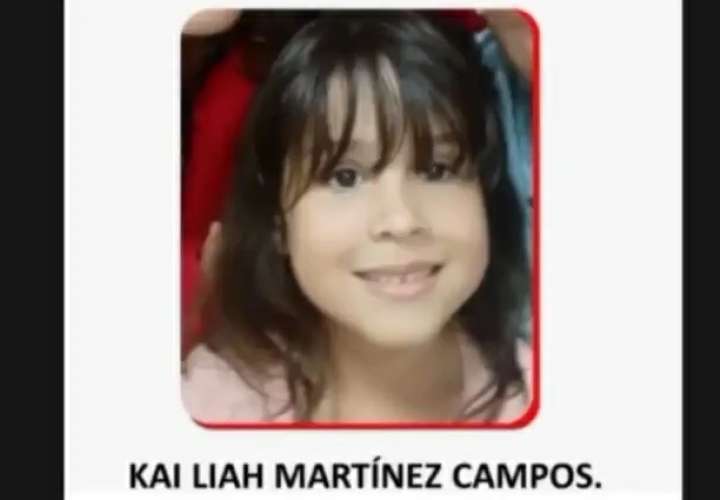 Kai Liah Martínez Campos, de 5 años.